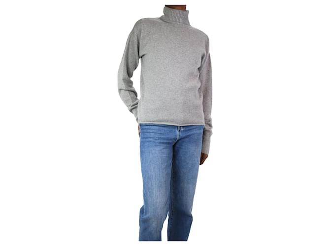 Reformation Grey roll-neck jumper - size XS Cashmere  ref.1326681
