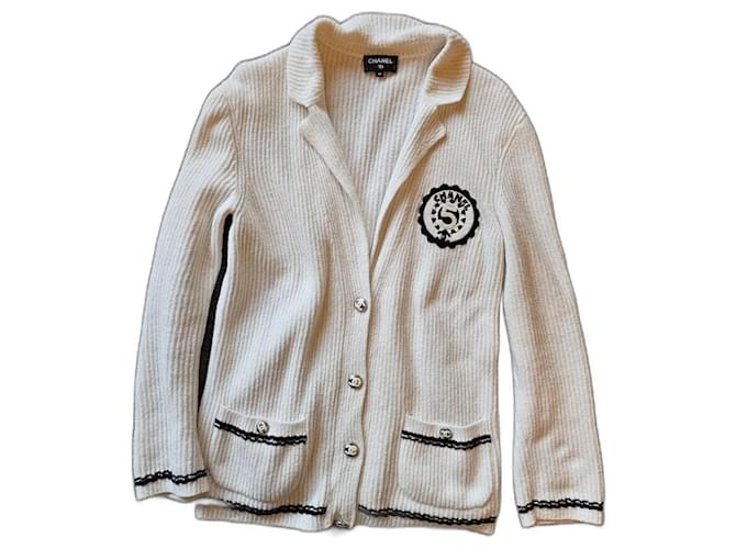 Chanel Maglioni di lana Giallo Cotone  ref.1326808