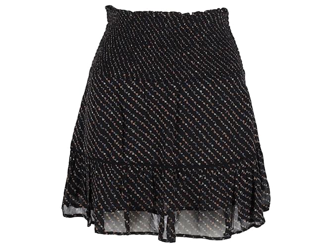 Ganni Mini Skirt in Black Viscose Cellulose fibre  ref.1326880