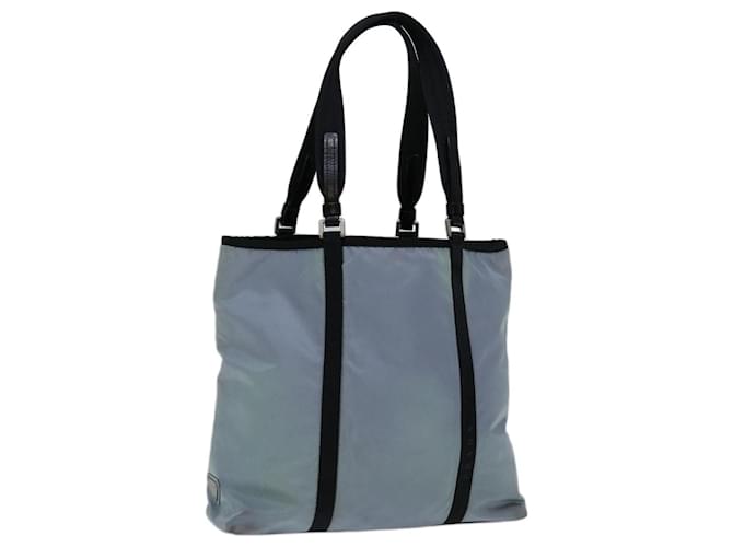 PRADA Tote Bag Nylon Bleu Auth ar11580b  ref.1326976