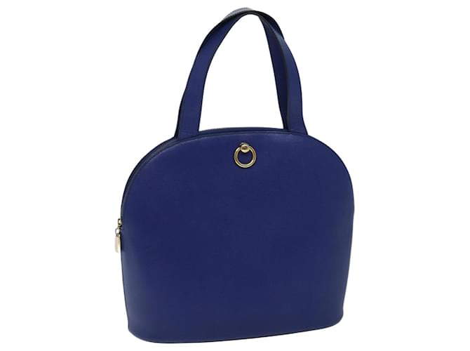 Céline CELINE Hand Bag Leather Blue Auth bs13304  ref.1327016
