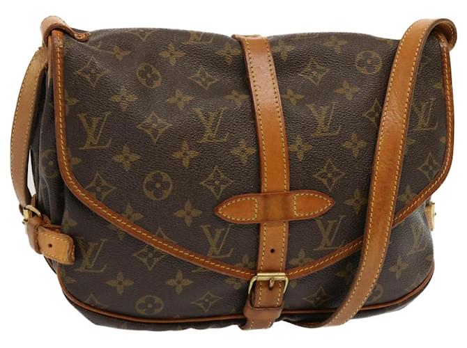 Louis Vuitton Monogram Saumur 30 Shoulder Bag M42256 LV Auth ep3870 Cloth  ref.1327028