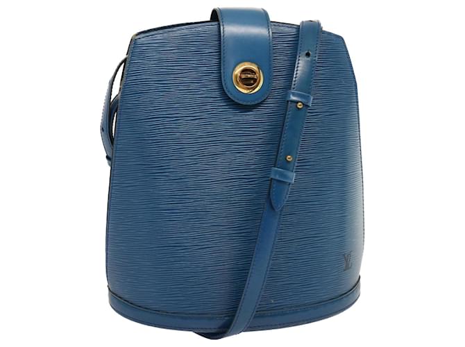 LOUIS VUITTON Epi Cluny Shoulder Bag Blue M52255 LV Auth bs13116 Leather  ref.1327035