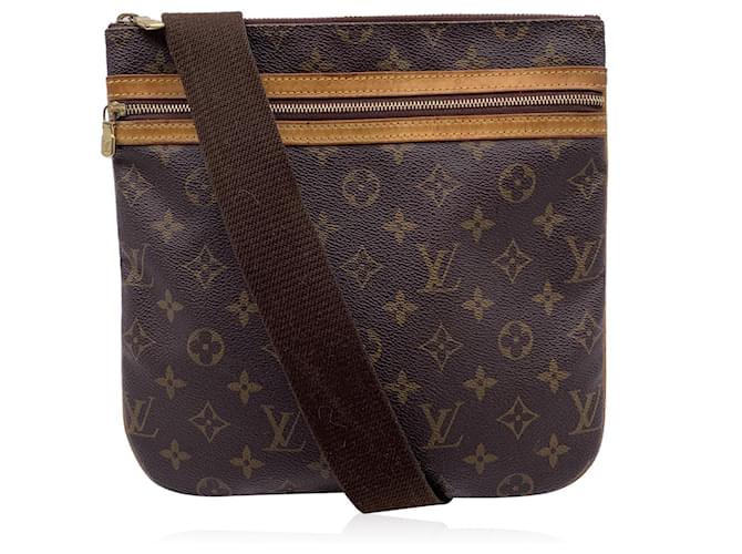 Louis Vuitton Crossbody Bag Bosphore Brown Cloth  ref.1327211