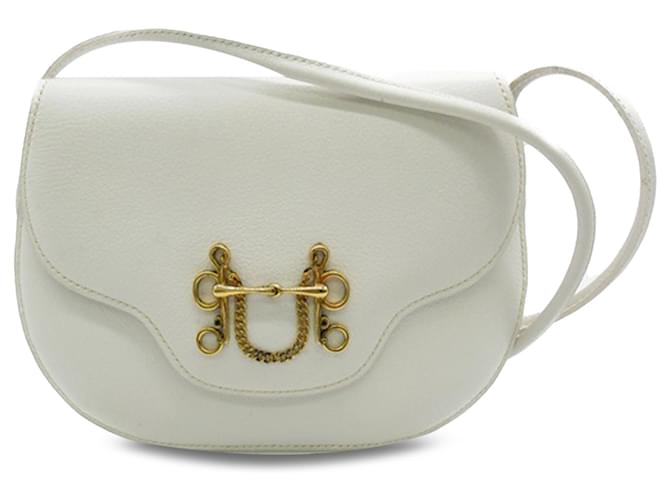 Hermès HERMES Handbags other White Leather  ref.1327285