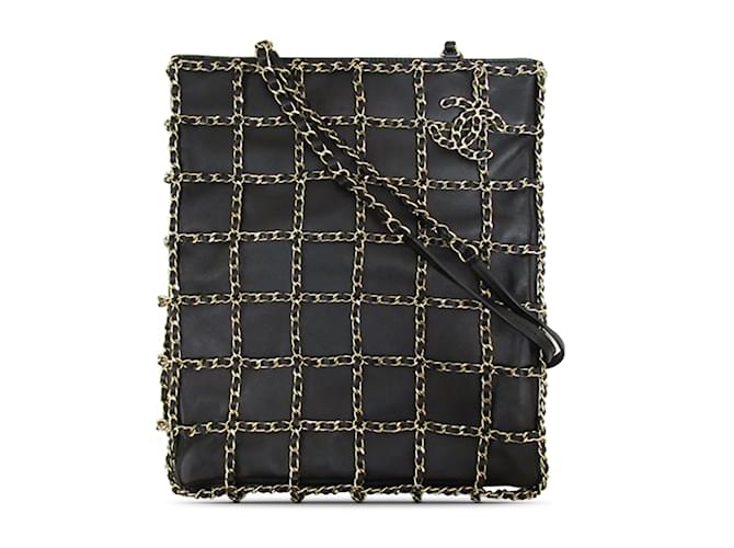 CHANEL Handbags Classic CC Shopping Black Leather  ref.1327317