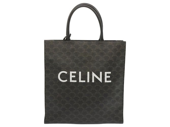 Céline Celine Cabas Vertical Marrone Ceramica  ref.1327385