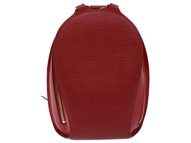 Louis Vuitton Mabillon Rot Leder  ref.1327426