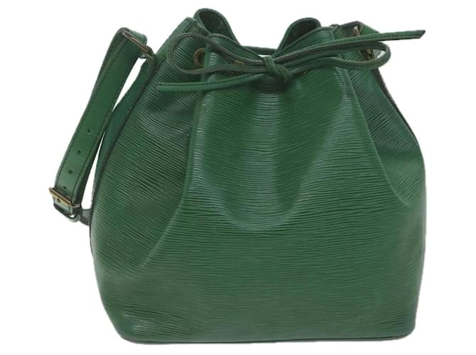 Noe Louis Vuitton Petit Noé Verde Couro  ref.1327518