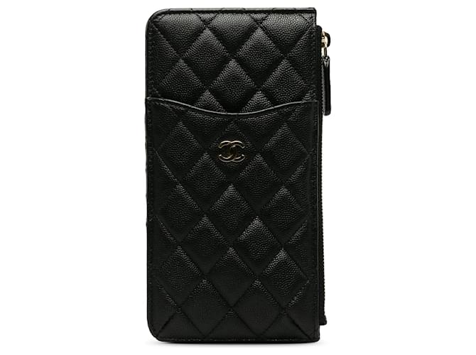 CHANEL Purses, wallets & cases Black Leather  ref.1327596