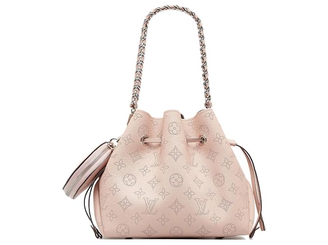LOUIS VUITTON Handbags Mahina Pink Leather  ref.1327621
