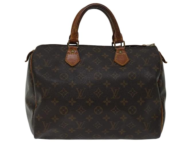 Louis Vuitton Speedy 30 Brown Cloth  ref.1327636
