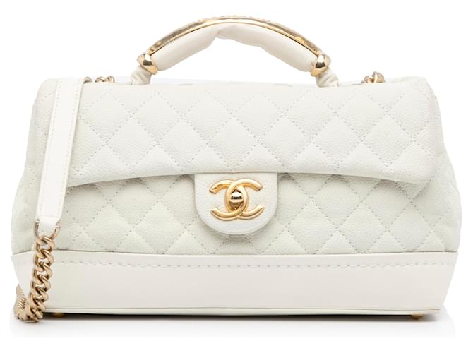 CHANEL Handbags Other White Leather  ref.1327639