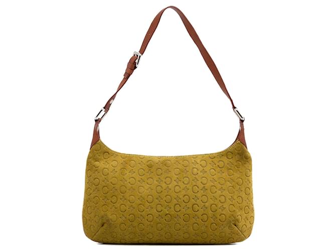Céline CELINE Handbags Other Yellow Linen  ref.1327640