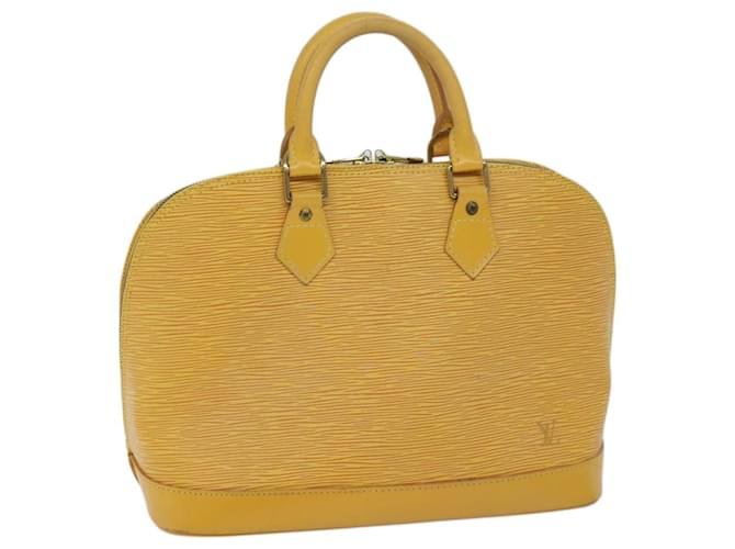 LOUIS VUITTON Epi Alma Hand Bag Tassili Yellow M52149 LV Auth 67951 Leather  ref.1327908