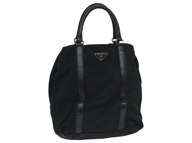 PRADA Hand Bag Nylon Black Auth bs13283  ref.1327944