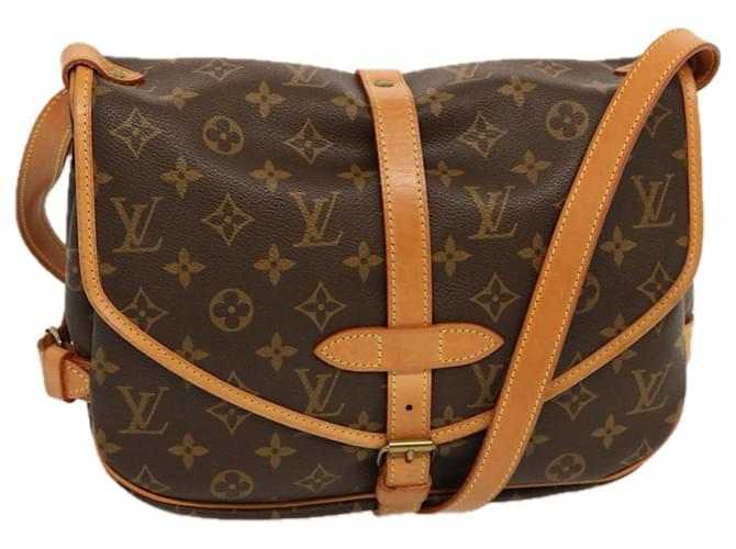 Louis Vuitton Monogram Saumur 30 Shoulder Bag M42256 LV Auth 69874A Cloth  ref.1327951