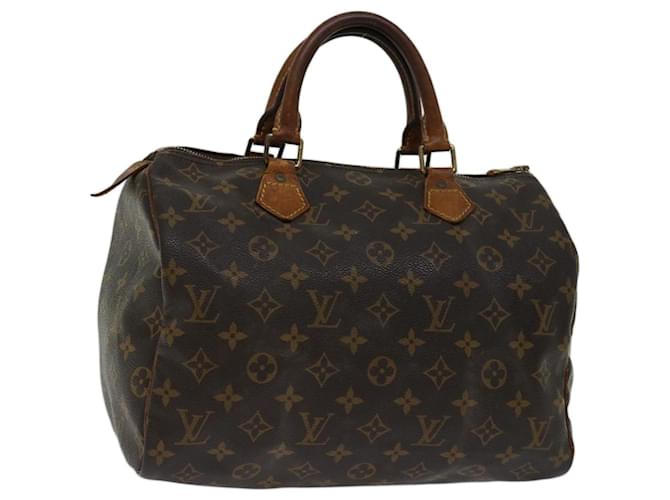 Louis Vuitton Monogram Speedy 30 Hand Bag M41526 LV Auth bs13329 Cloth  ref.1327970