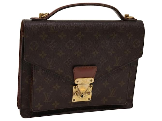 Louis Vuitton Monogram Monceau 28 Hand Bag 2way M51185 LV Auth 69888 Cloth  ref.1328014