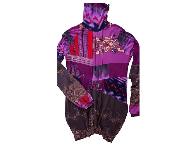 Top in cotone multicolore Etro