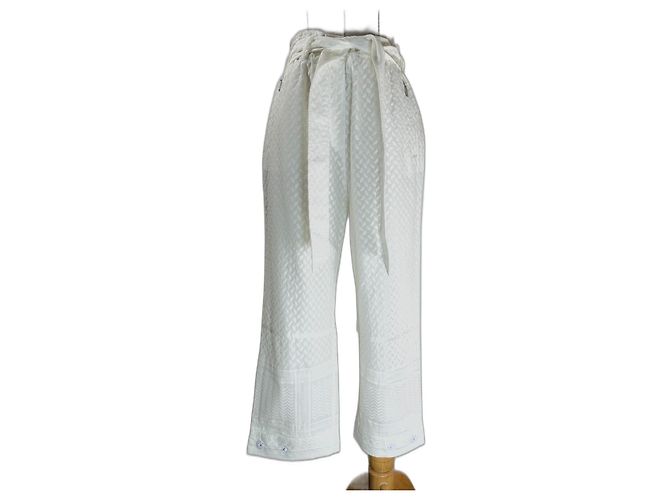 Autre Marque Pantalones blancos Lala Berlin Damir de algodón