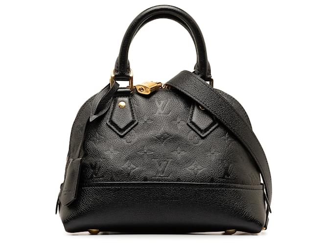 Louis Vuitton Black Monogram Empreinte Neo Alma BB Leather  ref.1328145