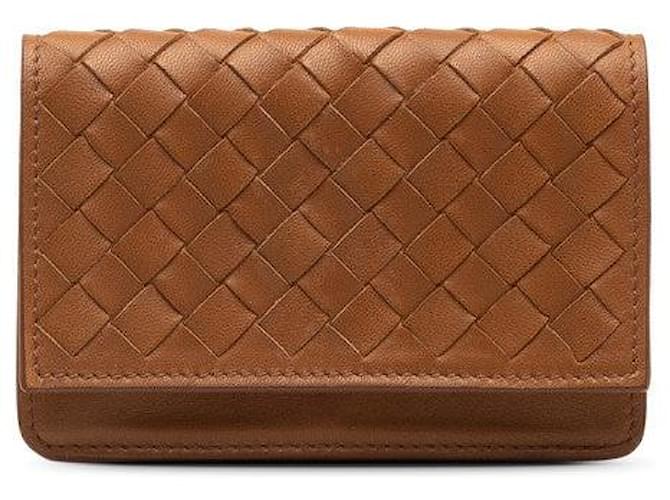 Bottega Veneta Intrecciato Porte-cartes en cuir Porte-cartes Cuir 515385 en bon état  ref.1328305