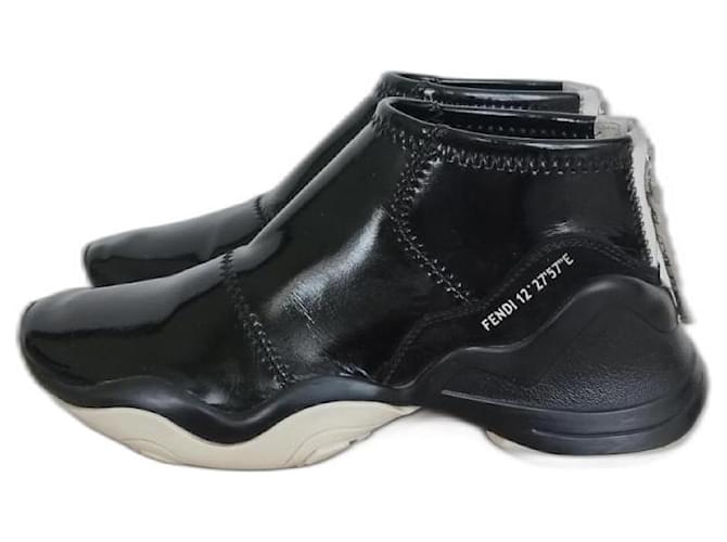 Fendi Sneakers Black Patent leather  ref.1328330