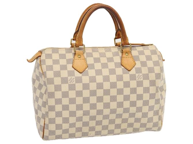 Louis Vuitton Damier Azur Speedy 30 Hand Bag N41533 LV Auth yk11356  ref.1328384