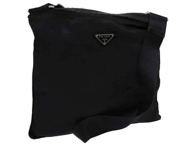 PRADA Shoulder Bag Nylon Black Auth 69689  ref.1328387