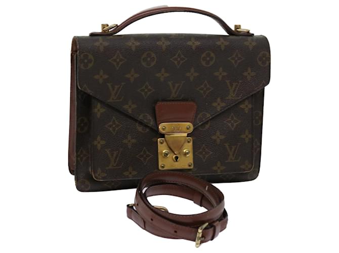 Louis Vuitton Monogram Monceau 26 Shoulder Bag 2way M51187 LV Auth 69987 Cloth  ref.1328454