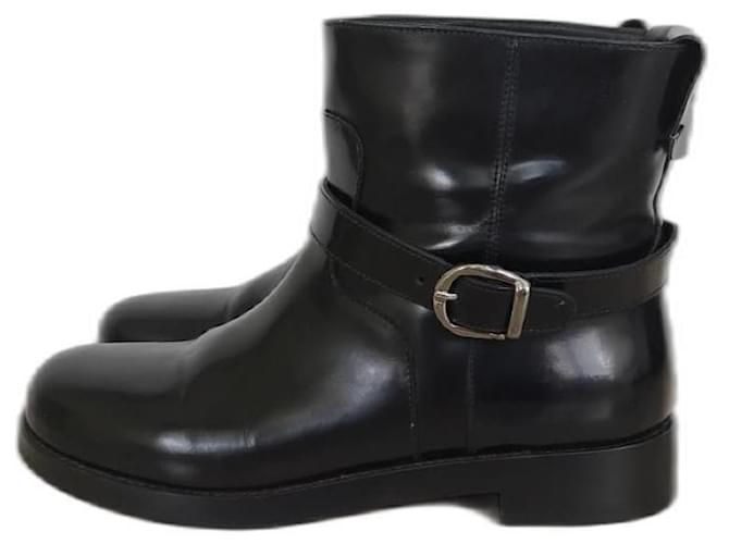 Dolce & Gabbana Ankle boots Preto Couro  ref.1328501