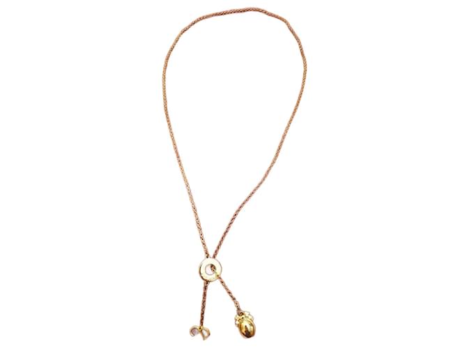 Dior Halsketten Golden Stahl  ref.1328534