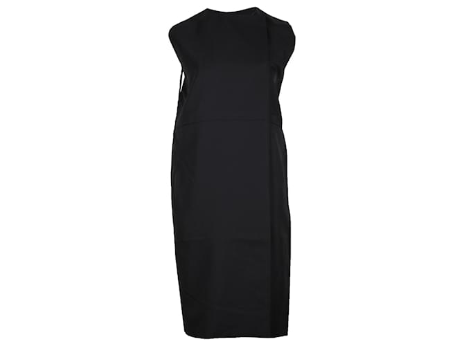 Marni Sleeveless Knee-Length Dress in Black Polyester  ref.1328586