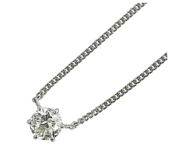 & Other Stories Other Platinum Diamond Necklace  Necklace Metal in Excellent condition  ref.1328701