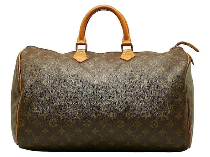 Louis Vuitton Monogram Speedy 40 Handbag Canvas M41522 in fair condition Cloth  ref.1328713