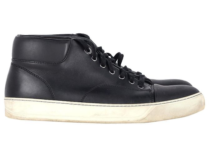 Baskets Mi-Hauts Lanvin en Cuir Noir