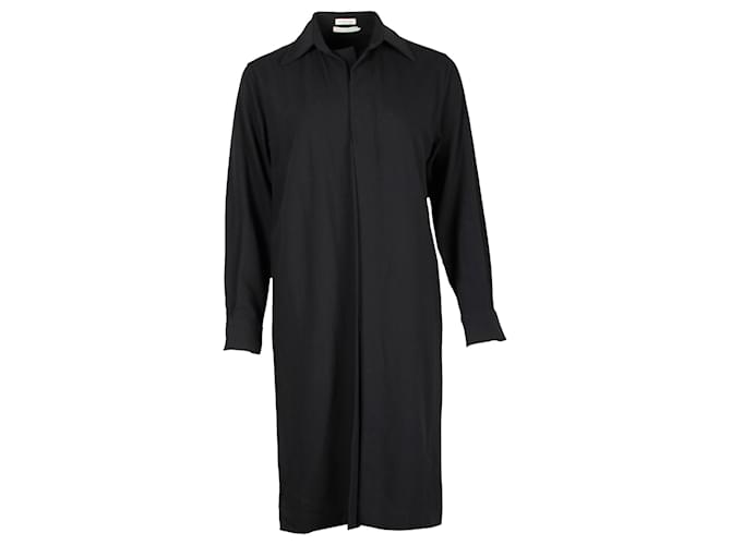 Hermès Hermes Shirt Dress in Black Wool  ref.1328751