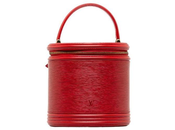 Louis Vuitton Epi Cannes Vanity Case  Handbag Leather M48037 in good condition  ref.1328775