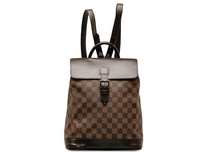 Louis Vuitton Damier Ebene Soho Backpack  Backpack Canvas N51132 in good condition Cloth  ref.1328782