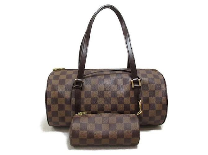 Louis Vuitton Damier Ébène Papillon 30 Bolso Lona N51303 en buen estado Lienzo  ref.1328809