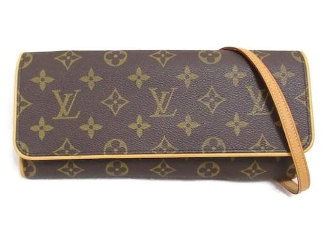 Louis Vuitton Monogram Pochette Twin GM Crossbody Bag Canvas M51852 in excellent condition Cloth  ref.1328810