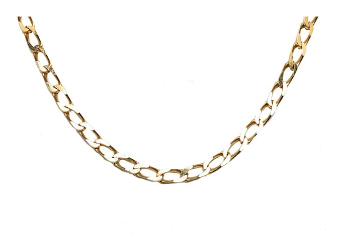 Dior Gold Chain Necklace Golden Metal Gold-plated  ref.1328877