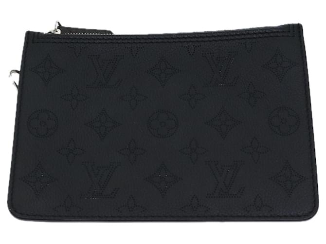 Louis Vuitton POCHETTE NEVERFULL Cuir Noir  ref.1329125
