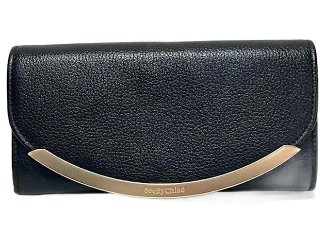 See by Chloé SEE BY CHLOE Black Leather  ref.1329184