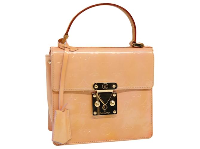 LOUIS VUITTON Vernis Spring Street Handtasche Marshmallow Pink M91033 Auth 70507 Lackleder  ref.1329221