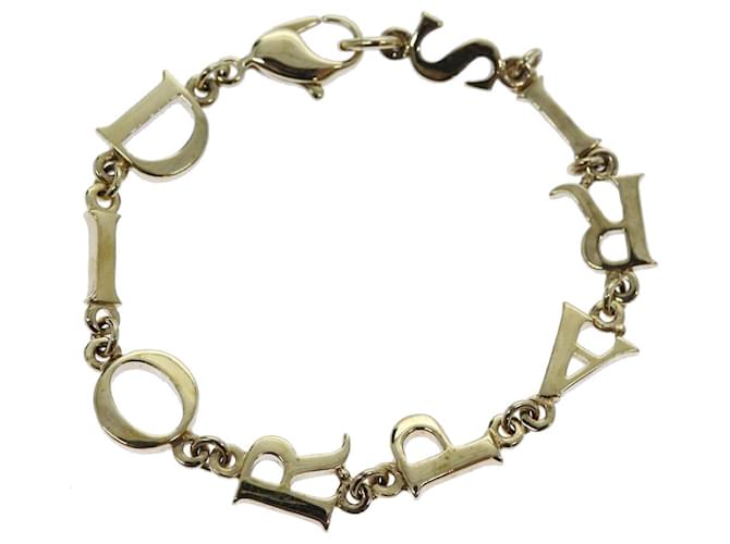 Christian Dior Bracelet Gold Auth am6082 Golden Metal  ref.1329237