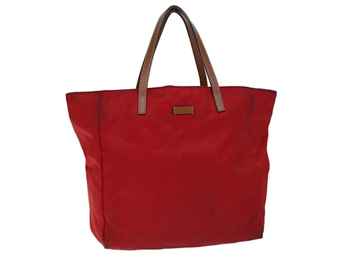 GUCCI GG Canvas Tote Bag Red 282439 auth 70608  ref.1329287