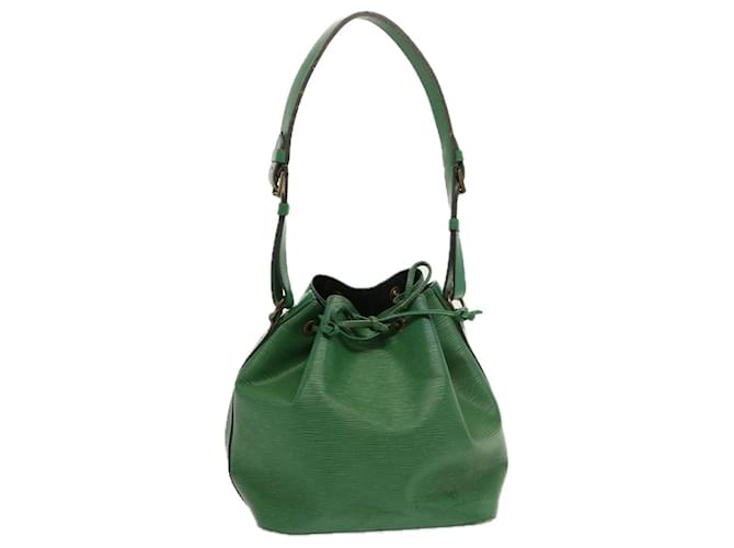 LOUIS VUITTON Epi Petit Noe Shoulder Bag Green M44104 LV Auth 70550 Leather  ref.1329302