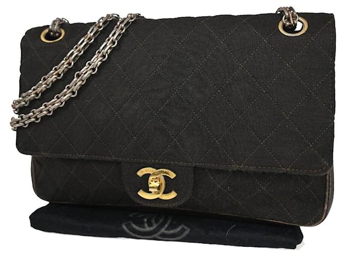 Chanel Timeless Brown Cloth  ref.1329357